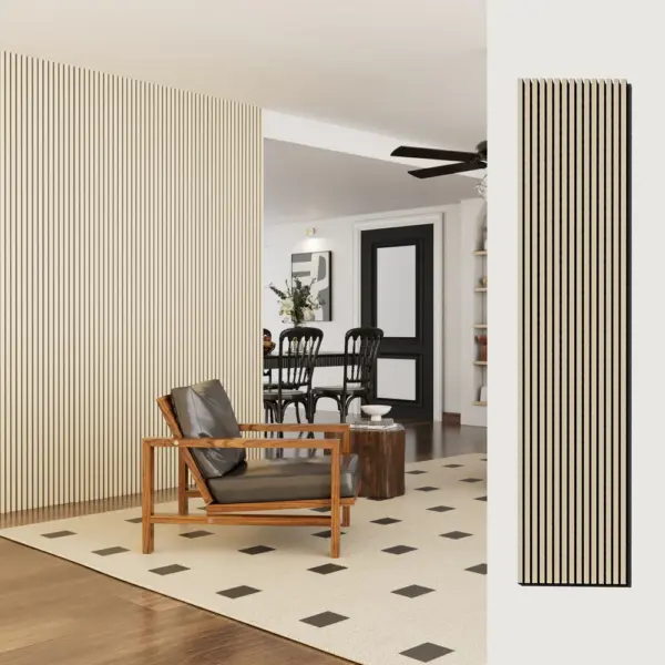 Oak Style Square Edge MDF Decorative Acoustic Wall Panel