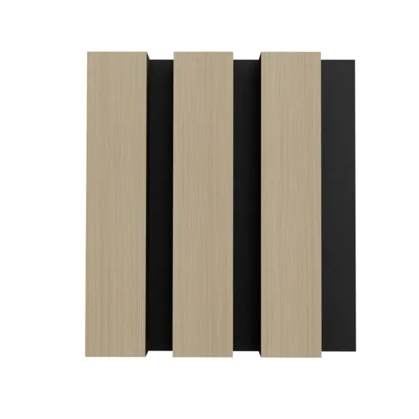 Decorative Acoustic Wall Panels Oak Brown Style, MDF
